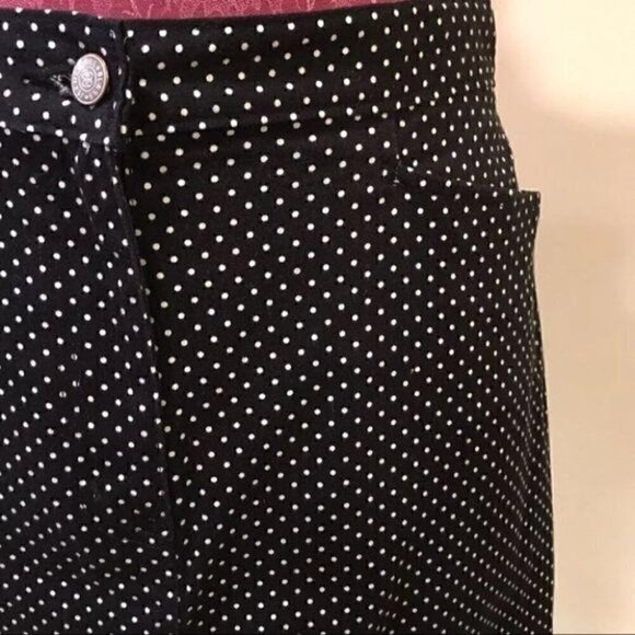 Bill Blass Jeans Polka Dot Pencil Skirt Size 12 - Picture 2 of 7